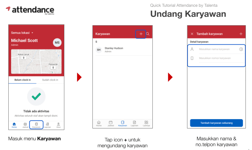Talenta Attendance – Aplikasi Absensi Karyawan