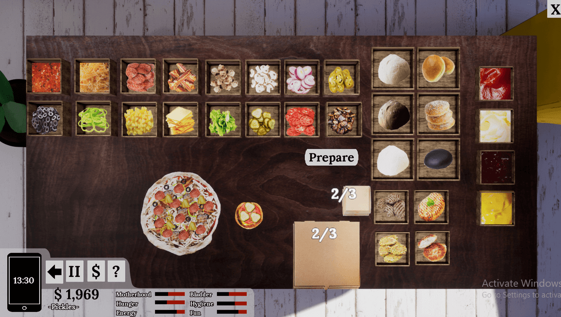 Mompreneur Pizza Cooking Life Sim (2020)