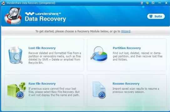 Wondershare Data Recovery