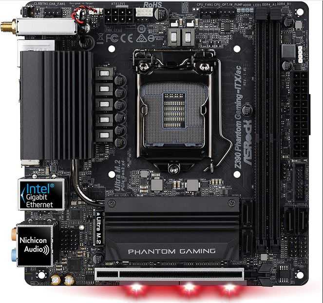 Motherboard gaming terbaru - ASRock Z390 Phantom Gaming ITX