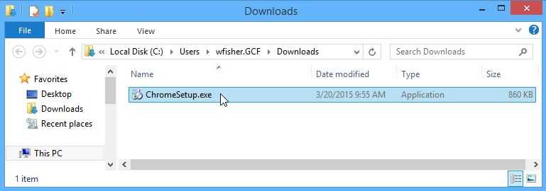 Temukan file .exe. dan klik dua kali.
