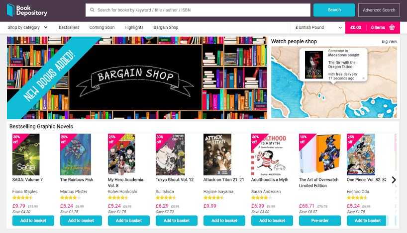 Book Depository - Aplikasi Belanja Online Luar Negeri