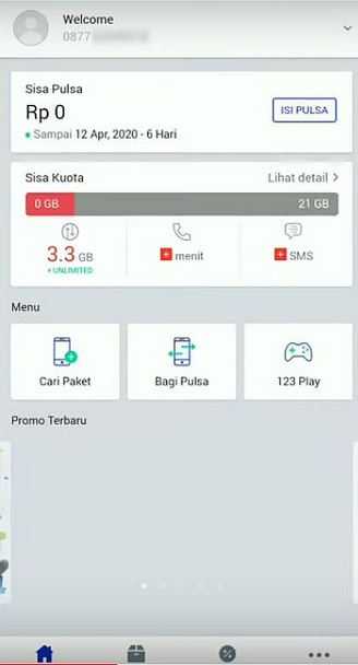 Buka daftar paket pencarian