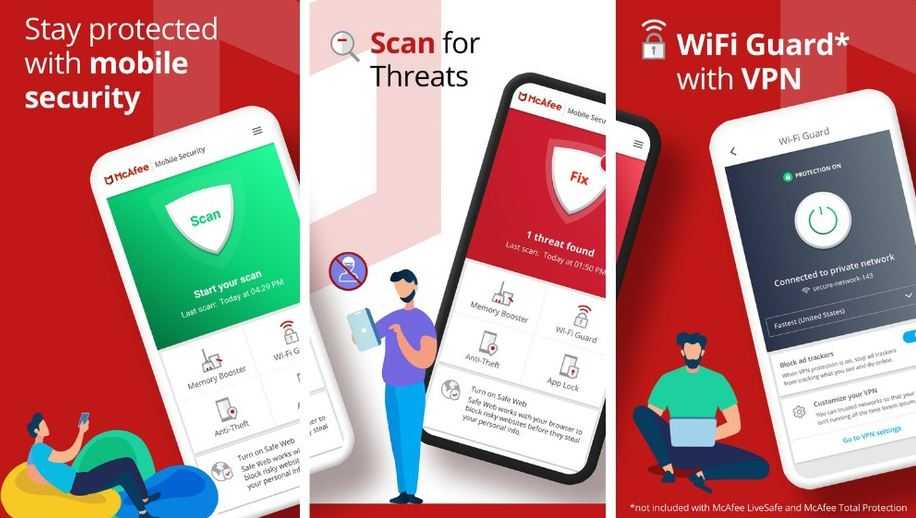 aplikasi anti hacker - McAfee Mobile Security