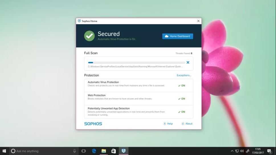 aplikasi anti virus laptop - Sophos Home