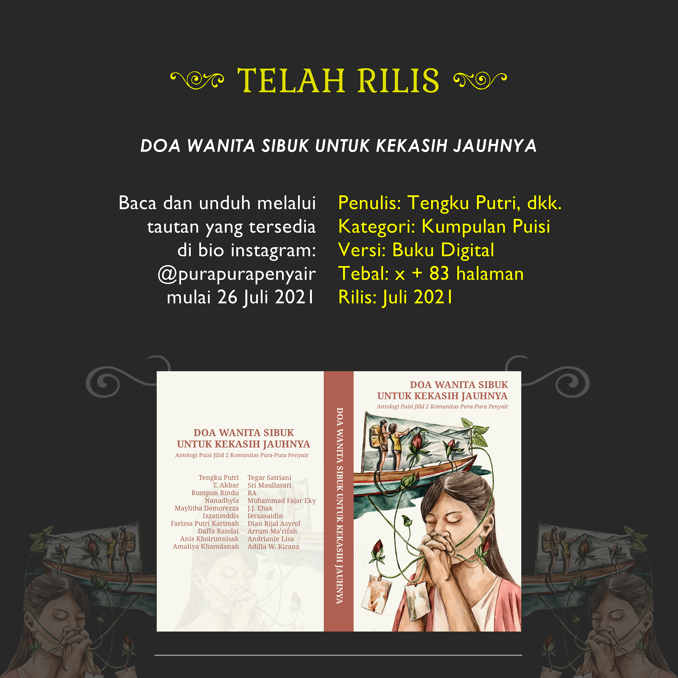 Hari Lahir Chairil, Pura-Pura Penyair Luncurkan Buku Puisi