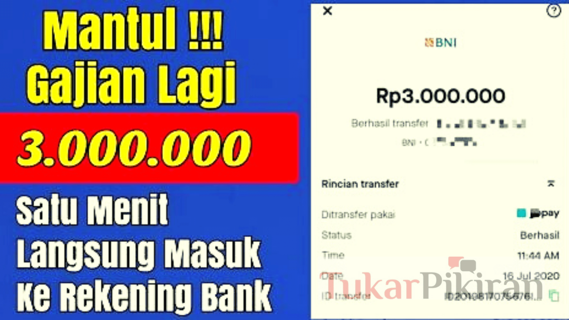 aplikasi penghasil uang langsung ke rekening