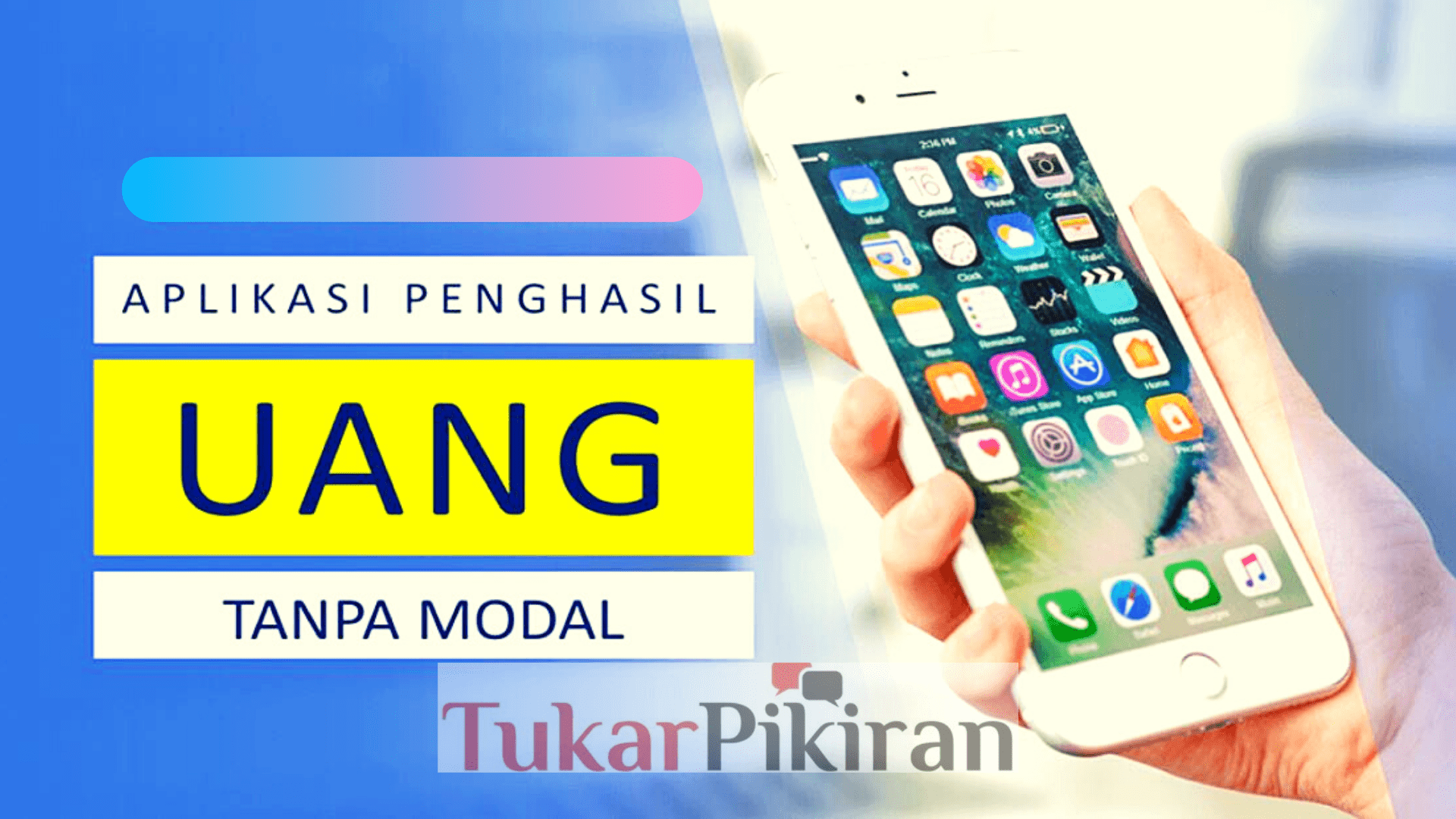 aplikasi penghasil uang tanpa modal