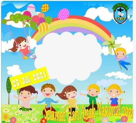Twibbon Hari Anak Nasional 2022 Terbaru dan Terbaik | Tukar Pikiran