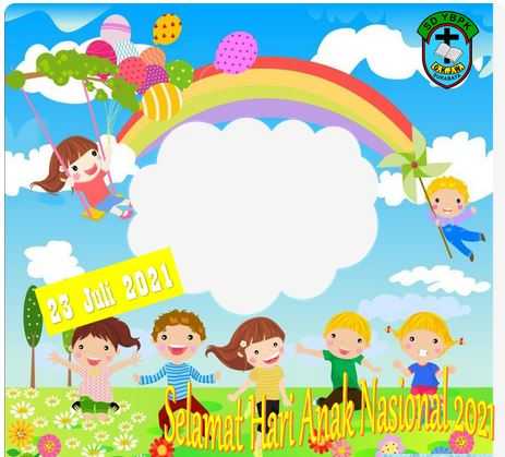 Twibbon Hari Anak Nasional Lucu