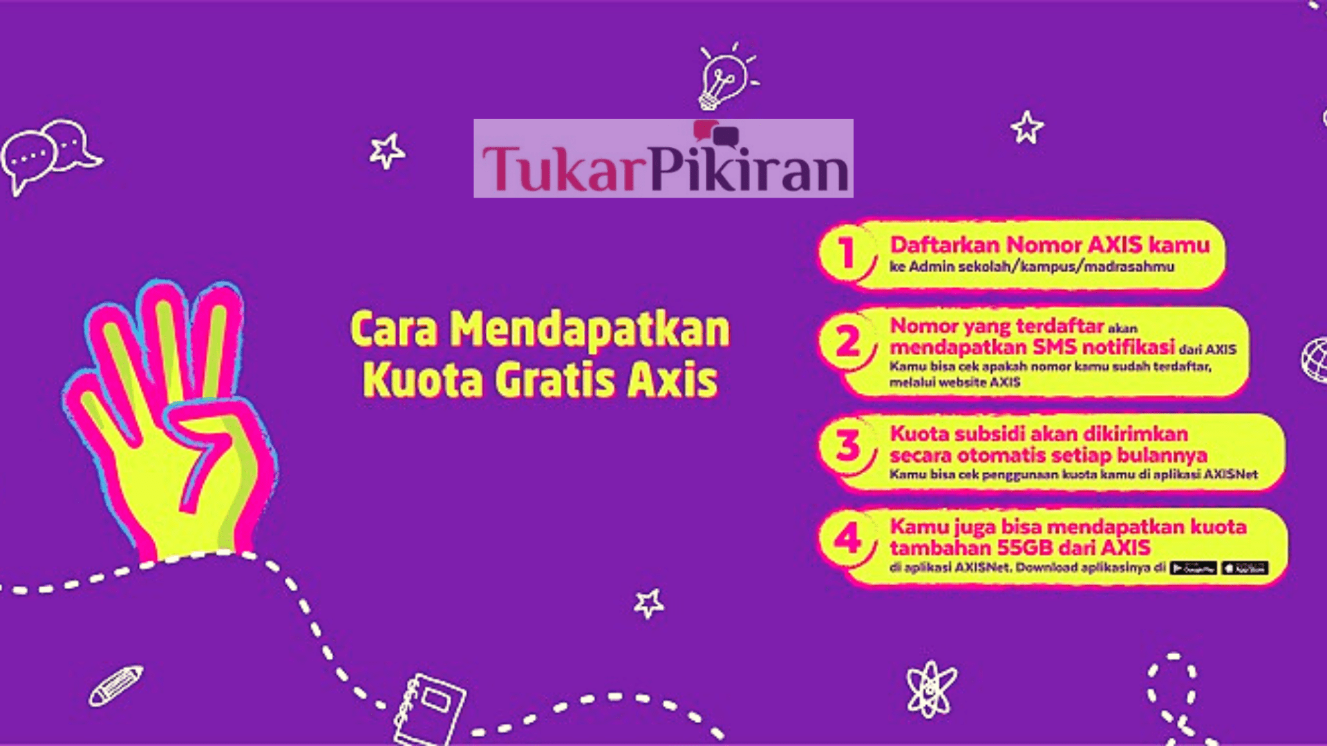 cara mendapatkan kuota gratis axis