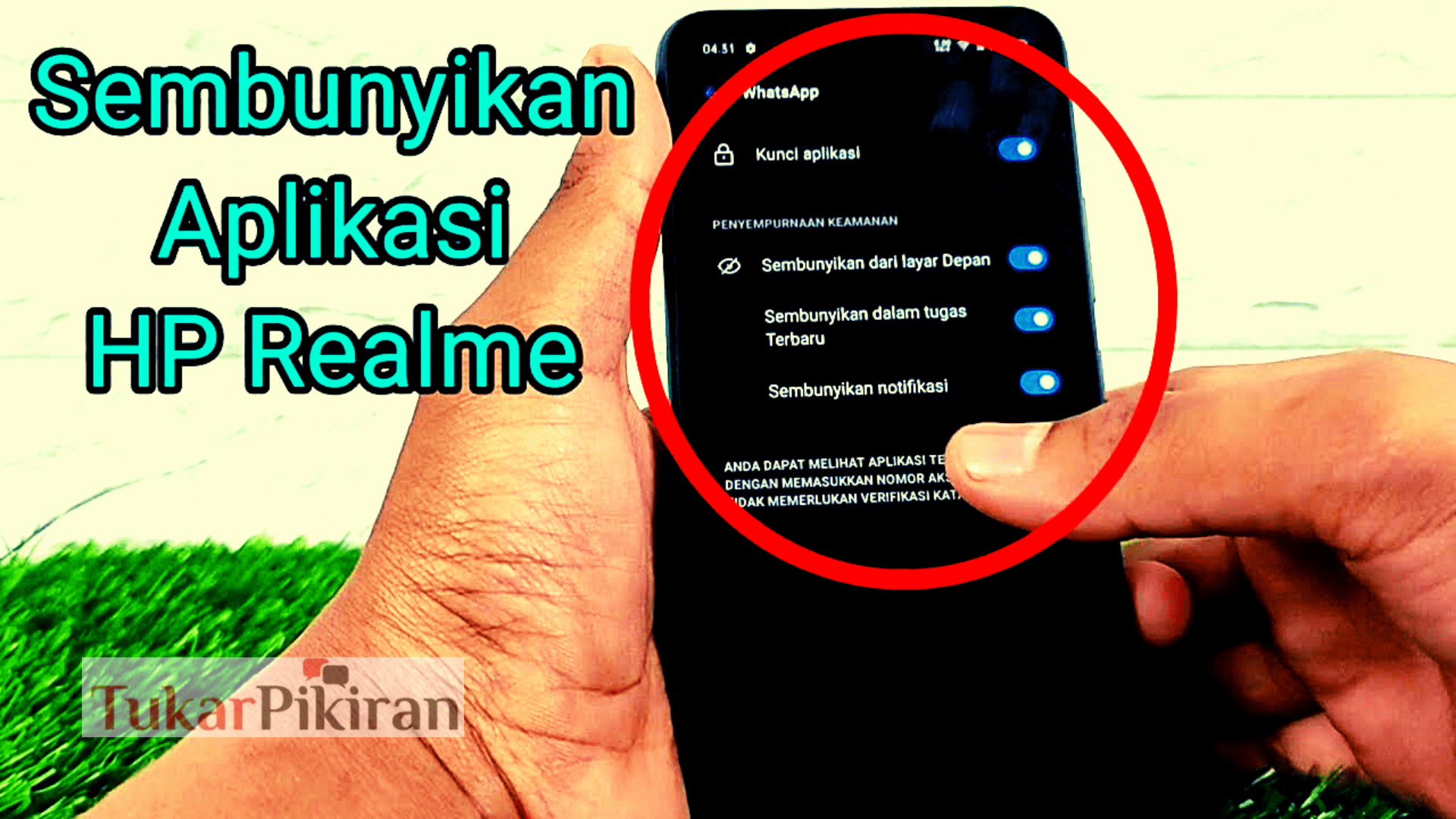 Cara Menyembunyikan Aplikasi di HP Realme