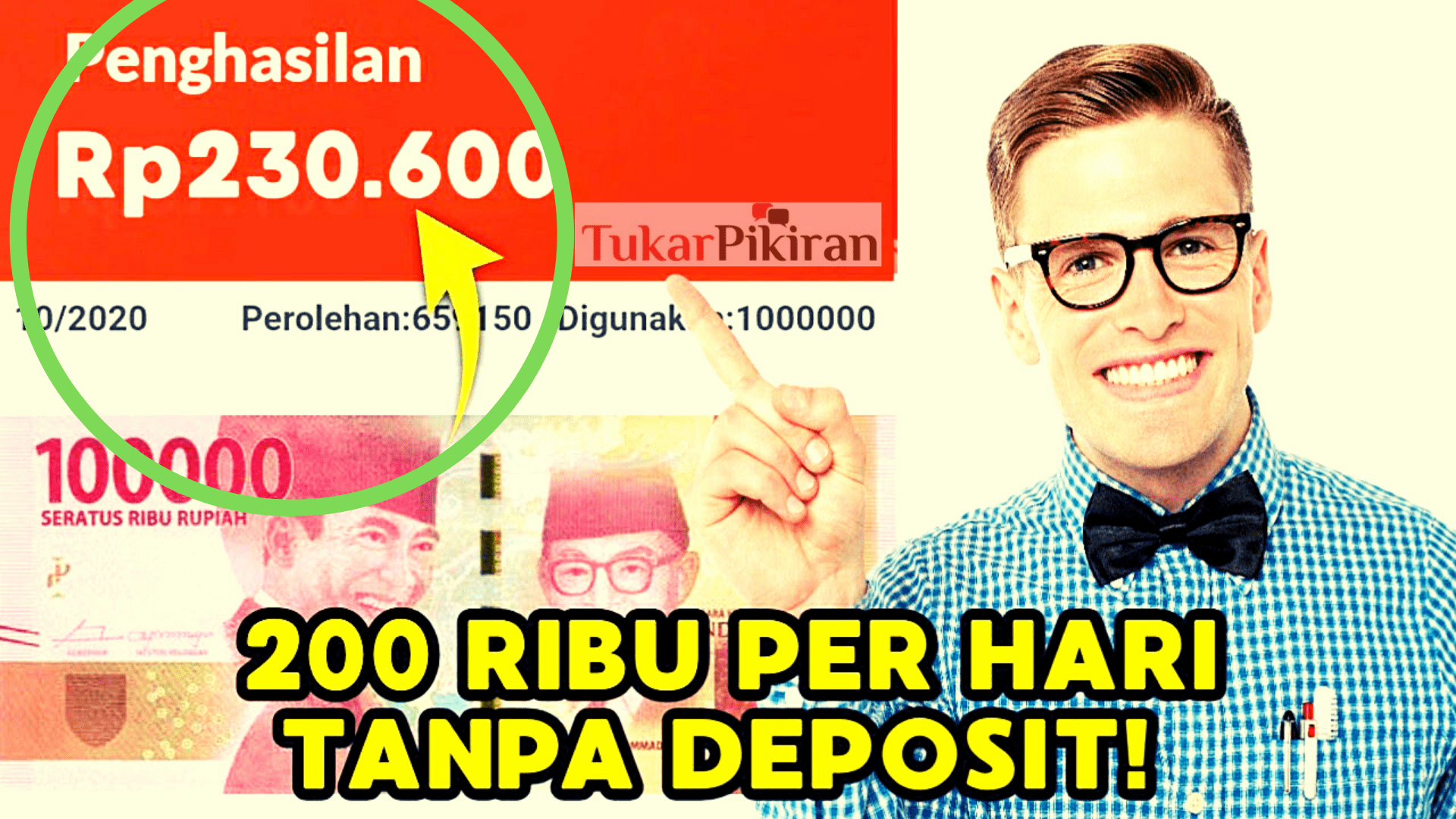 Aplikasi Penghasil Uang Tanpa Deposit 2021, Legit Banget!