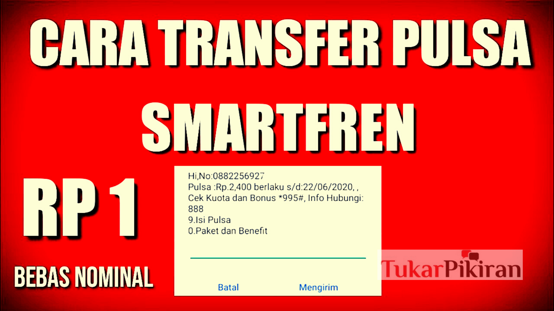 Cara Transfer Pulsa Smartfren Terbaru 2021 Tanpa Ribet