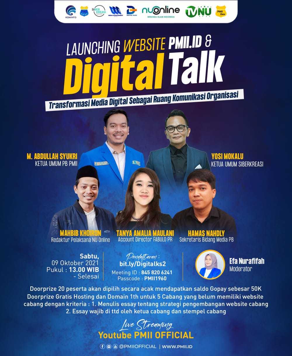 Respons Transformasi Digital, PB PMII Luncurkan PMII.ID