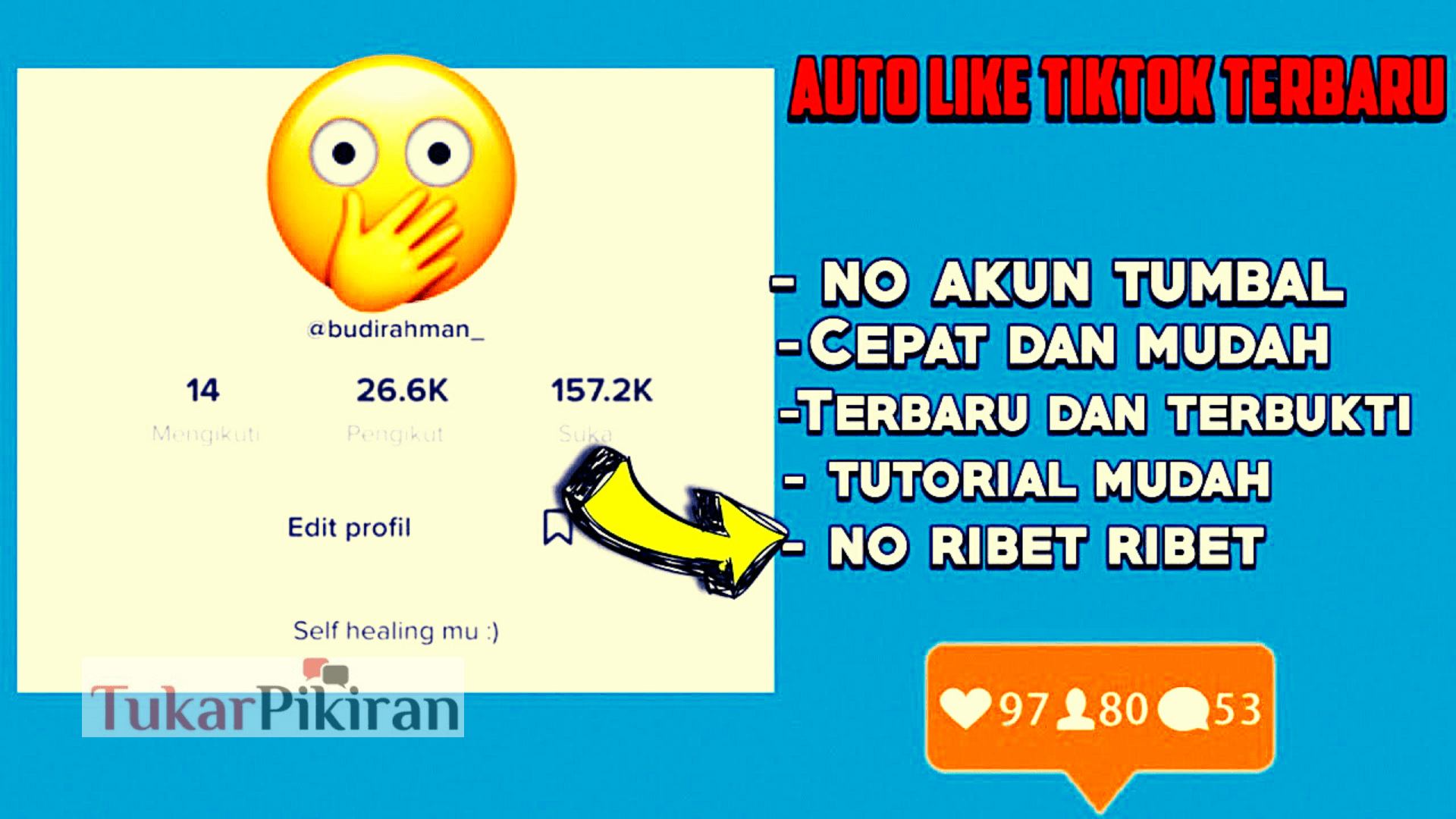 Auto Like TikTok Online Gratis Terlengkap dan Terbaru