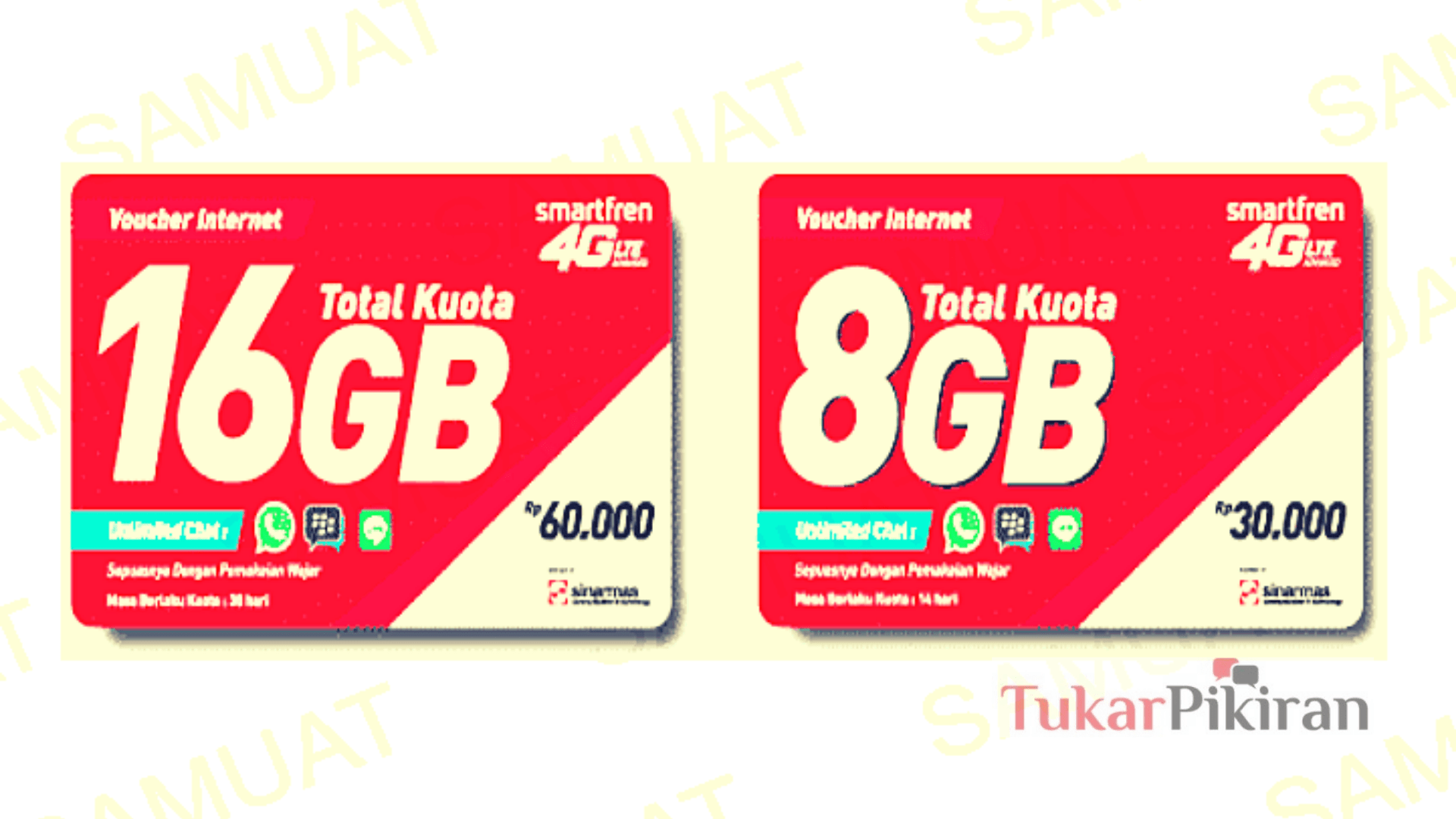 Kode Voucher Kuota Smartfren Gratis Terlengkap 2021