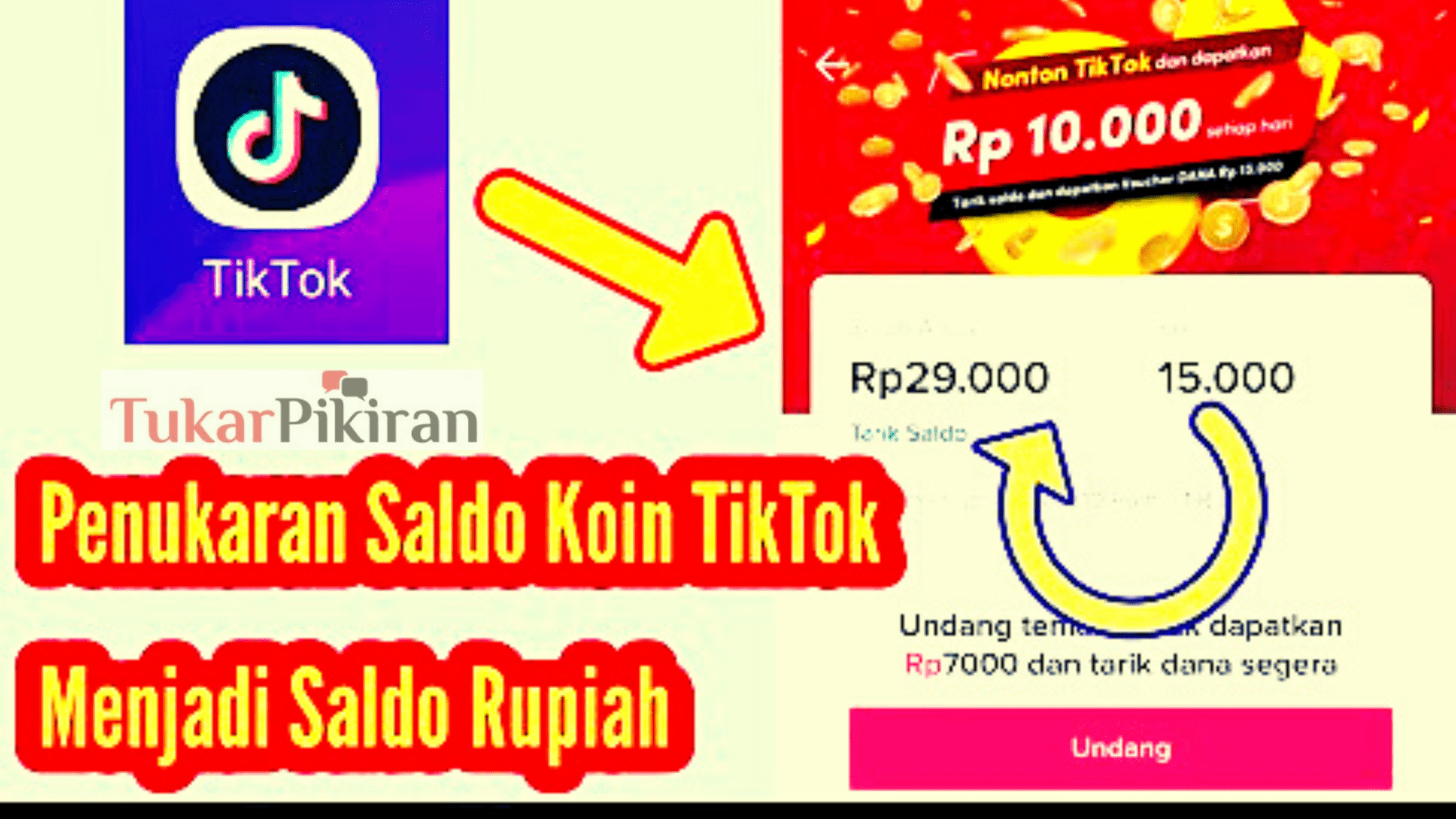 Cara Menukar Poin TikTok Menjadi Saldo DANA